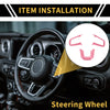 Jeep Wrangler JL JLU (2018-2024) - Pink Steering Wheel Cover Trim