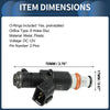 Honda Accord (2003-2007) 2.4L 3.0L Black Fuel Injector