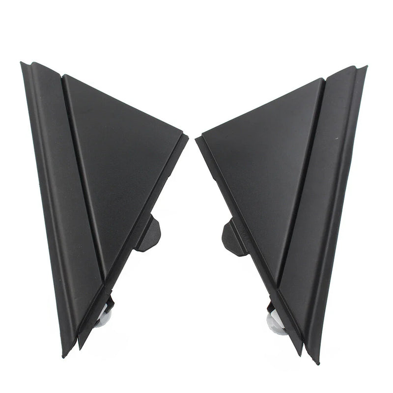 Fiat 500 Matte Black Door Mirror Flag Covers (2012-2019)