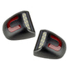 Chevy Silverado GMC Sierra Red Tube LED License Plate Lights (2007-2013)