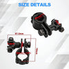 Harley 1" - 1 1/4" Engine Guard Highway Foot Pegs Mount Clamp
