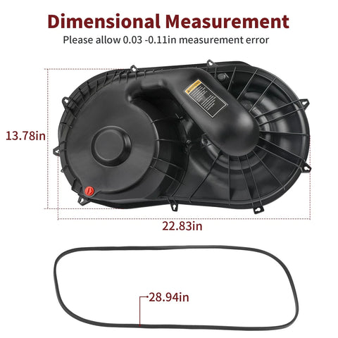 Polaris Ranger 1000 Crew XP 2022-2025 Outer Clutch Belt Cover Seal