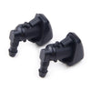 Ford F250 (2008-2010) Black 2 x Windshield Wiper Water Washer Nozzles