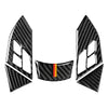 BMW 5 Series 5 Pcs Carbon Fiber Steering Wheel Cover Trim (2003-2010)