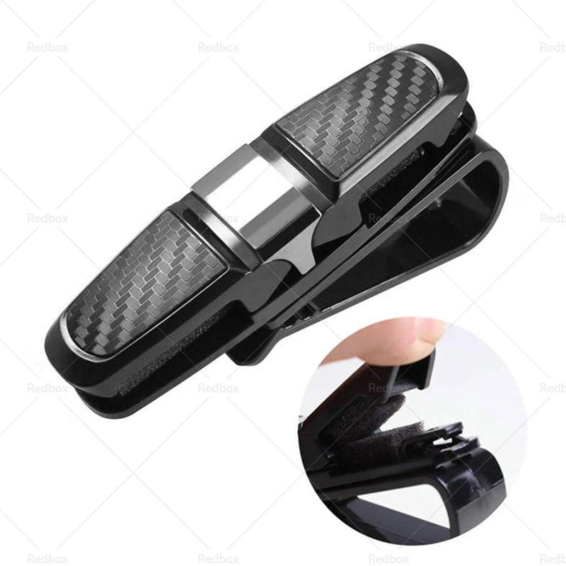 Sunglasses Eyeglasses Ticket Card Car Glasses Holder Clip Case