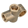 Brass 3-Way Brake Line Pipe