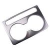 Mazda CX-5 Stainless Rear Seat Cup Holder Cover Trim (2017-2019)