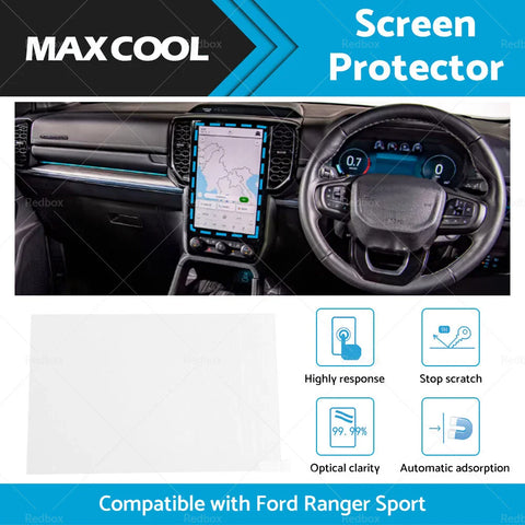 Ford Ranger XL XLS XLT Tempered Glass Screen Protector (2019-2023)