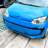 Volkswagen Up 2 x Gloss Black Front Bumper Side Air Vent Trim (2011-2015)