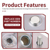 Yamaha Grizzly 450 YFM450 2 x Rear Left + Right Wheel Hubs (2007–2014)