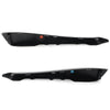 Jaguar XF Black Front Bumper Side Grille Insert Covers (2012-2015)