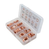 Car Marine 200pcs Diesel Injector Copper Seal Washer Installation