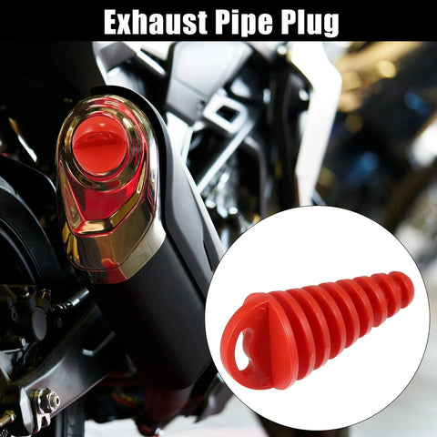 Motorcycle 2 x 15-38mm Silencer Exhaust Pipe Plug