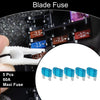 Car Boat Truck RV Motorcycle Blue 5 Pcs Maxi Fuse 60A Blade Fuse