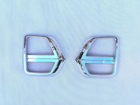 Chevrolet Colorado 2 x Chrome ABS Front Fog Light Lamp Cover Trim (2023-2025)