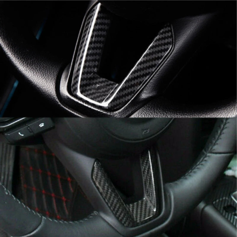 Mazda 3 6 CX-5 CX-9 Carbon Fiber Steering Wheel Center Trim (2004-2023)