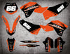 KTM SXF 450 (2007-2009) - Full Sticker Kit Custom Decals