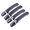 Nissan Sk Carbon Fiber ABS Door Handle Cover Trims w/ Key Hole