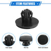 Honda - Durable Plastic Black 50 Pcs Fender Liner Retainer Clips