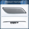 Honda Accord VIII 2011-2013 Dark Gray 1 x Front Right Washer Nozzle Cover