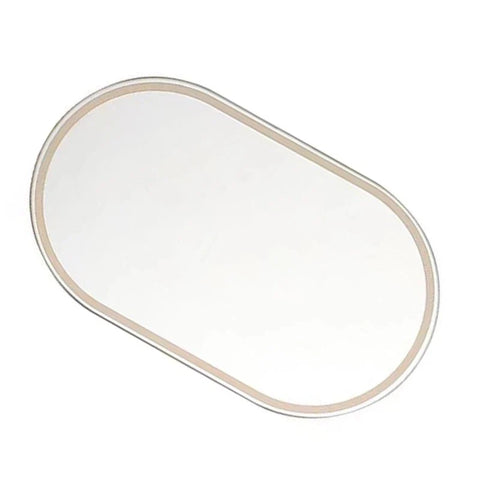 SUV Accessories Universal Stainless Steel Clip-On Sun Visor Vanity Mirror