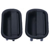 Mitsubishi Canter Door Handle Outer Set of 2 Black Front L+R (1995–2005)