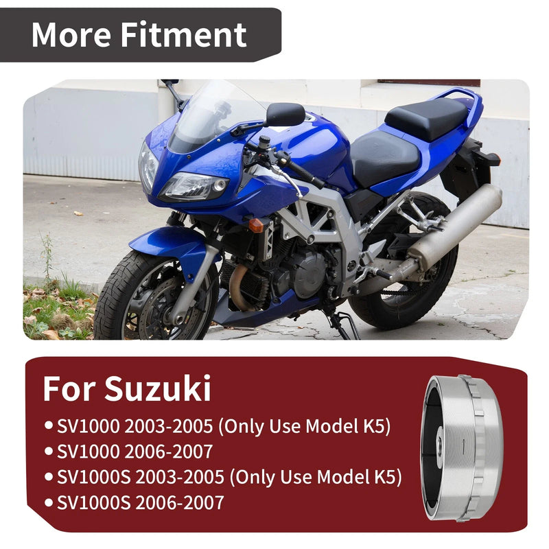 Suzuki SV1000S Magneto Rotor Flywheel Assembly (2003–2007)
