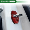 BMW 1 Series 2 Series X5 Red 4 x Car Door Latch Lock Cover Protector