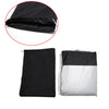 XXXL 190T Motorcycle Cover Black+Silver Outdoor Waterproof UV Protection
