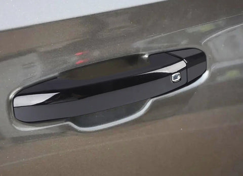 Chevrolet Silverado 1500 Smartkey Black Door Handle Lid Cover Trim (2020-2024)