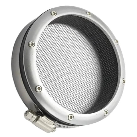 3.5" Turbo Inlet Grill Mesh Protector Guard with Clamp