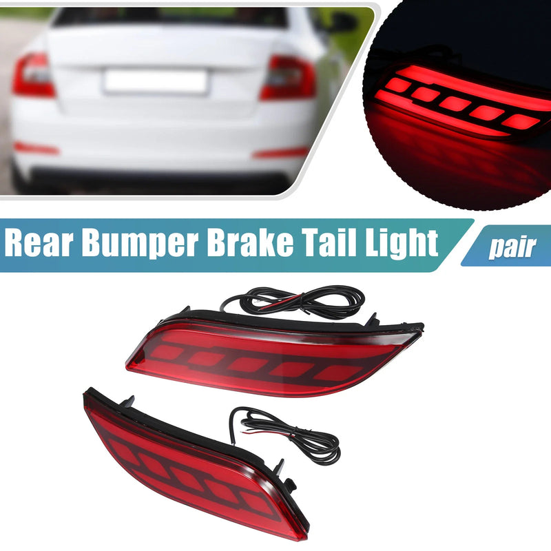 Jeep Compass Rear Bumper Reflector Lights  Red Amber (2007-2023)