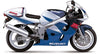Suzuki GSXR 600 SRAD aluminum black fairing & windscreen (1997–2000)