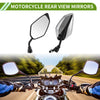 Make Model M10 / 1 Set / Rear View Mirrors Leaf Shape Silver Tone Iron Plastic