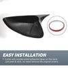 Honda Accord Rearview Mirror Cover Overlay Gloss Black (2018-2020)
