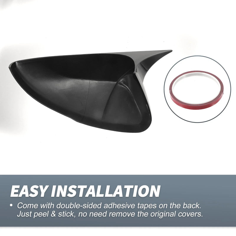 Honda Accord Rearview Mirror Cover Overlay Gloss Black (2018-2020)