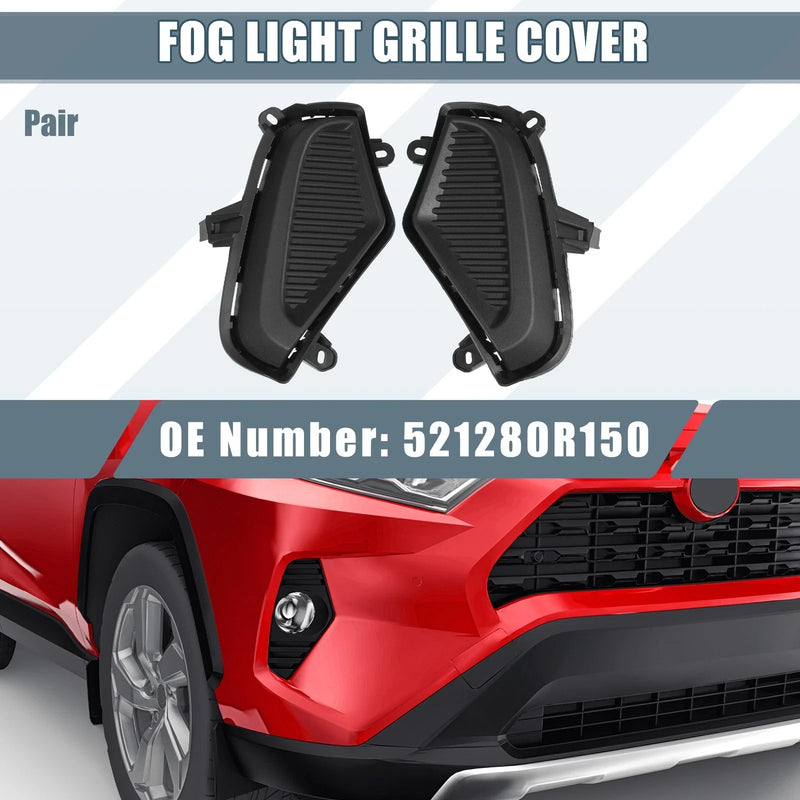 Toyota RAV4 Fog Light Grille Covers (2019-2023)