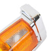 Corner Lights Indicator Lamp Chrome Fits Nissan Navara D21 Pickup 1986-90 D06