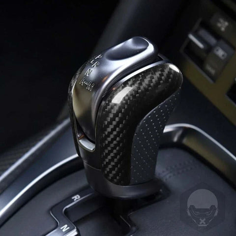 Nissan GTR 2008-2016 Carbon Fiber Gear Shifter Knob Head Side Cover Trim fit