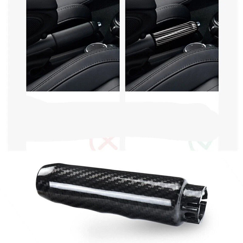 Mini Cooper F55 F56 F57 Carbon Fiber Console Parking Brake Cover (2014-2023)