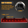 Chevrolet Suburban Black Red LED Third High Mount Brake Light