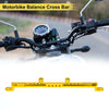 Motorcycle Balance Bar Handlebars 10mm/0.39 Dia Gold Tone