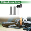 Motorcycle 7/8" 22mm / Hand Grips Cover Kit Handlebar Cover Rubber Gray