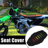 Motorcycle Pit Dirt Bike Faux Leather Soft Seat Cover Seat Cushion Multicolor