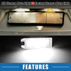 Jeep Grand Cherokee White LED License Plate Lights (2017-2021)