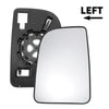 Mercedes Sprinter Left Upper White Mirror Glass w/ Back Non-heated (2018-2023)