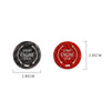 Cadillac XT4 XT6 CT5 (2018-2019) Red Carbon Fiber Engine Button Cover Trim