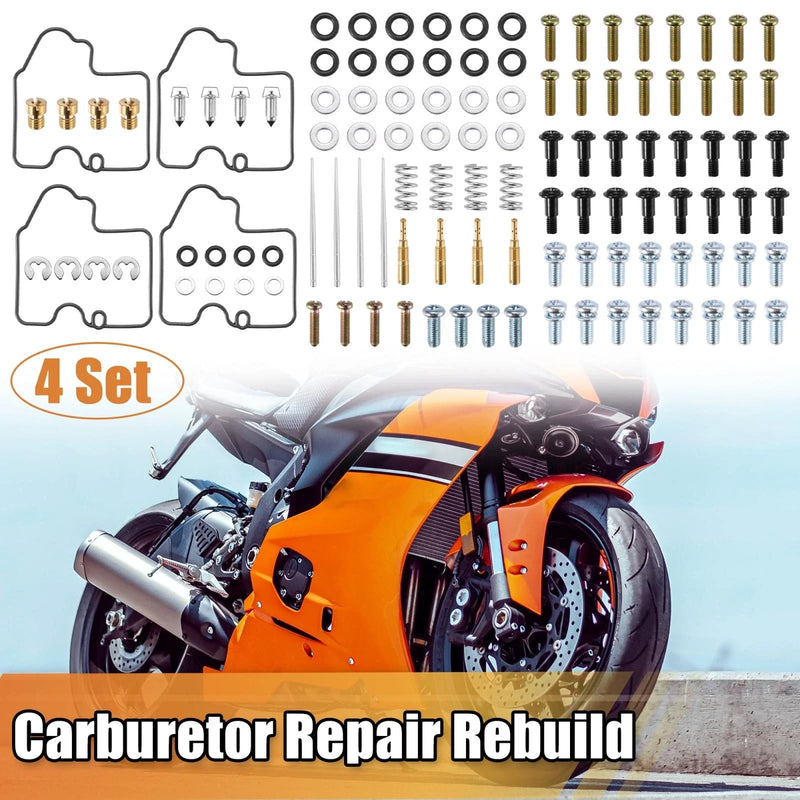 Yamaha YZF R6 600 4 x Carburetor Repair Rebuild (1999–2002)