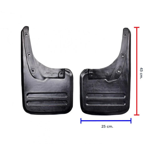 Rear Mud Flaps Rubber Splash Guard Fits Toyota Hilux Vigo 2WD Ute Truck 2005-15