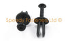 25x Plastic Screw Rivet Scrivet m8 8mm Bike Trim Liner Bumper Panel Interior